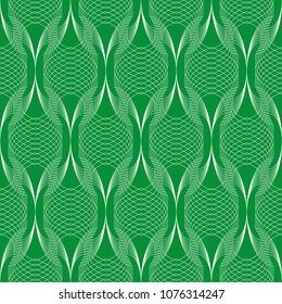 A pattern of intersecting and repetitive figures. Vector seamless pattern.