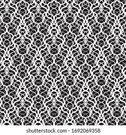 pattern with intersecting white wavy lines
