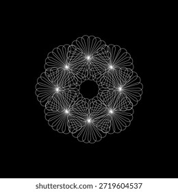 pattern, invitation, abstract, monochrome, draw, herbal, elegant, graphic, illustration, plant, flower, leaf, nature, natural, herb, vector, minimalist, outline, branch, line, decorative, bloom, black