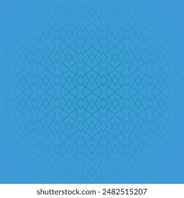 Pattern Islamic Background with Blue Color