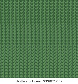 Pattern with jagged stripes, consisting of arrow signs arranged in a column. Striped decorative background in green tones.