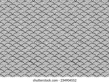Pattern of Japanese sea