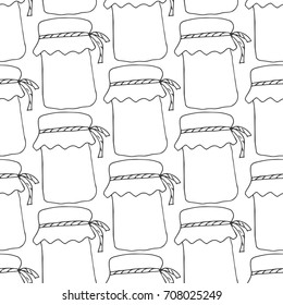 pattern jar doodle vector
