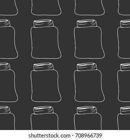 pattern jar doodle vector
