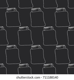 pattern jar doodle vector