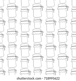 pattern jar doodle vector
