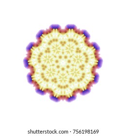 Pattern, kaleidoscope, from flower, mandala