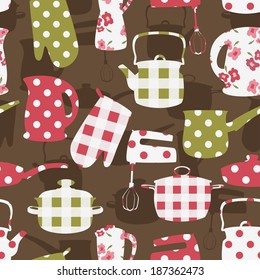 Pattern kettles and pans 