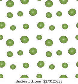 pattern with kiwi slices.fruit vector illustration