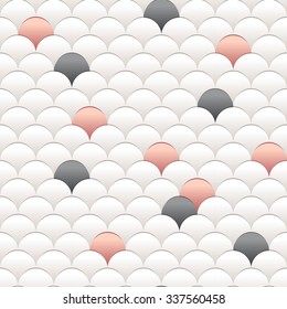 Pattern koi fish scales - vector abstract texture
