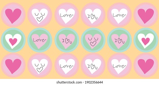 pattern l love you 2021