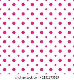 Pattern with large and small hexagons. Simple geometric pattern. Vector illustration. For packaging, covers and brochures, holidays, baby products, fabrics and prints, stationery and scrapbooking, .
