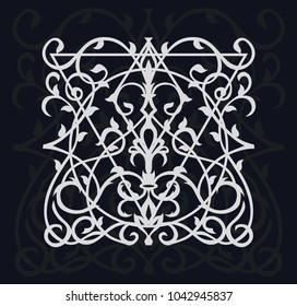 pattern for laser cutting