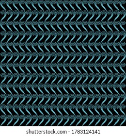 PATTERN LAYERED WITH CYCAN AND BLACK COLOR