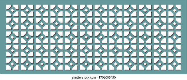 pattern layout for decorative plywood panels for laser cutting