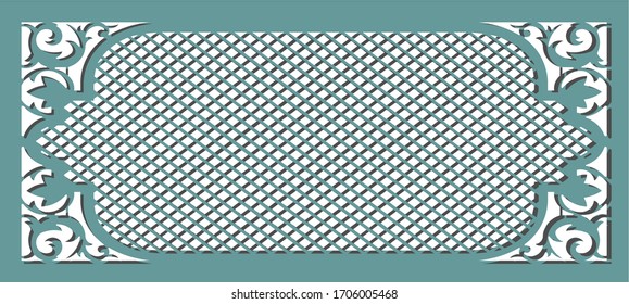 diseño de patrones para paneles decorativos de contrachapado para corte por láser