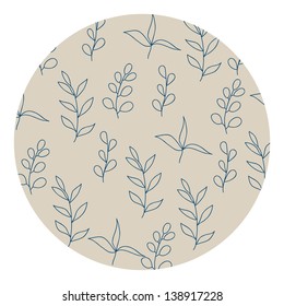 pattern with leaf, abstract leaf texture, endless background.