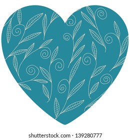 pattern with leaf, abstract leaf texture, endless background.