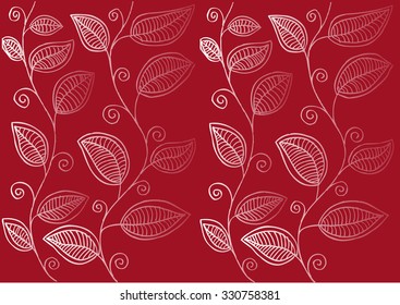  pattern with leafs
