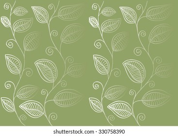  pattern with leafs
