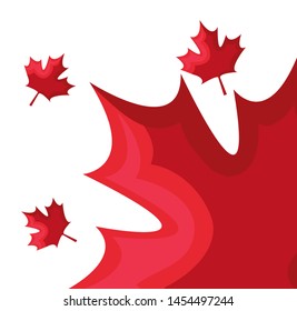 pattern of leafs maple canada