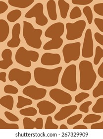 Pattern of leather giraffe, vector