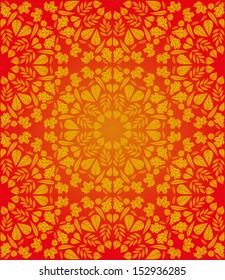 pattern from leaves of different trees