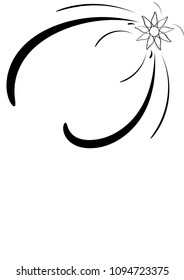 pattern leaves flowers tattoo nature silhouette vector