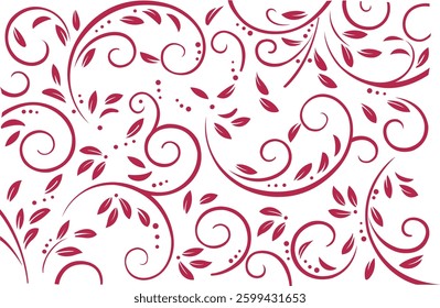 pattern, leaves, leaf, line art, decoration, plant
