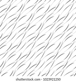 Pattern of leaves, lines, nature, mesh, simple, easy, seamless vector background.