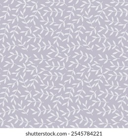 pattern of  leaves on small branches of tree.seamless pattern of leaves.