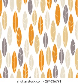 pattern of leaves. Leaves simple form in a minimalist style. white background, leaves color.
