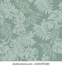 pattern leaves summer tropical texture