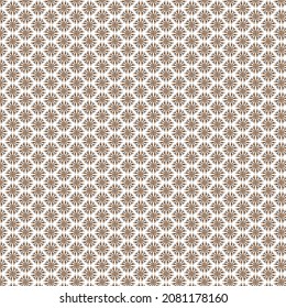 The pattern of the legs that are arranged to form a batik pattern comes from Indonesia, in a brown crowd with a white background