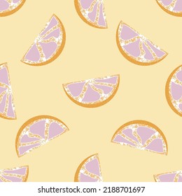 
Pattern with lemons, exotic fruits in a pink hue. Lovely citrus. Suitable for fabric or stationery