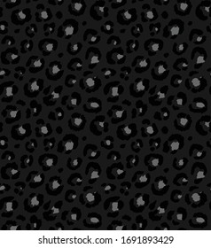 Muster Leoparden-Tapete, Retro-Hintergrund, Graustufen