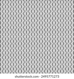 Pattern letter T, Design, Abstract Geometric, Illustration, vector, alternating overlapping, orderly arrangement background, black and white, banner, website, template. 