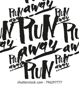 pattern lettering text placard protests vector