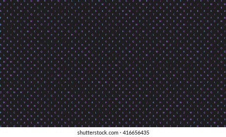 the pattern of letters background with alphabet for study