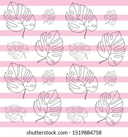 pattern lieves plant wallpaper packing
