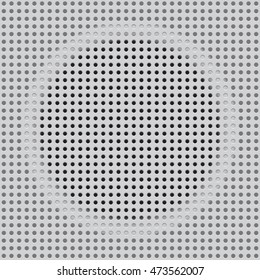 Pattern light dots with black circle, vector illustration.