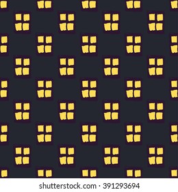 pattern with the light in the windows