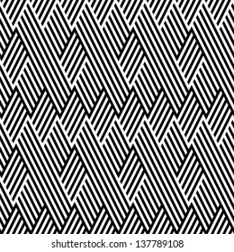 Pattern Line Black White Zigzag Stock Vector (Royalty Free) 137789108 ...