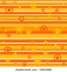 Pattern line & stars background 3