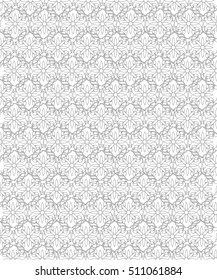 Pattern Line Thai, Thai painting applied art pattern vector illustration
