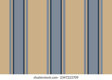 Pattern lines background of textile vector texture with a fabric seamless vertical stripe in amber and pastel colors.