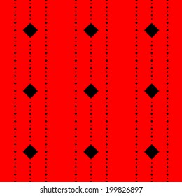 Pattern lines and diamonds. Modern trendy color ornament. 