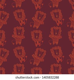pattern a lot of lions
