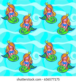 pattern little mermaid