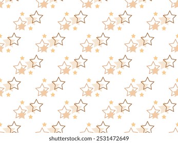 Pattern little star in night sky